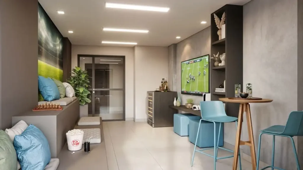 Sala de jogos — Mundo Apto Brooklin (Mundo Apto), 1-2 quartos em Brooklin Paulista