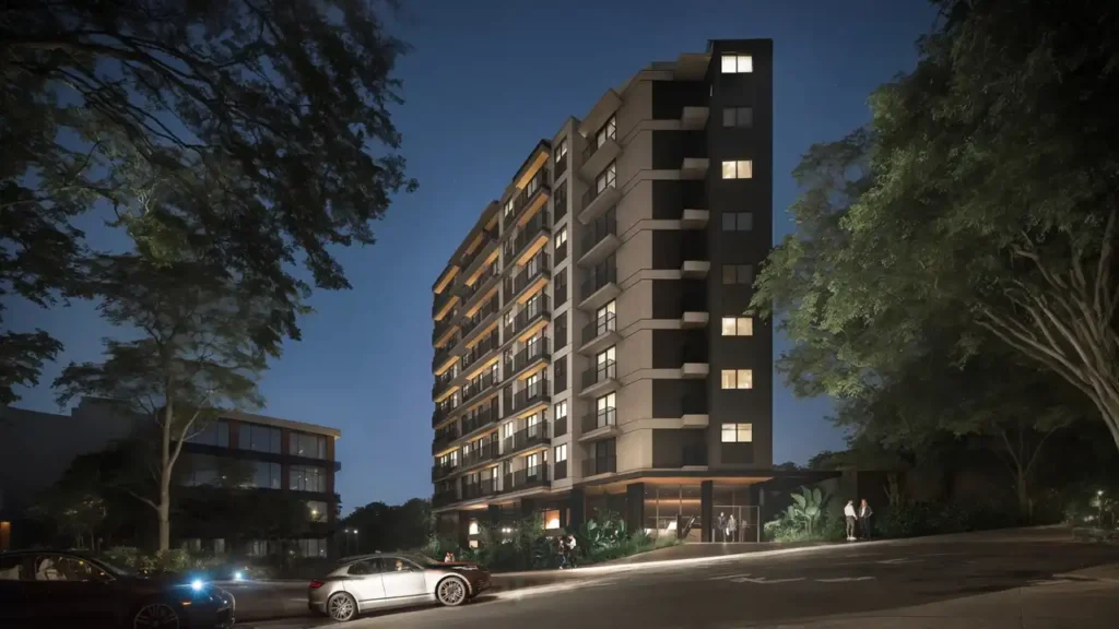 Fachada Vitacon Alto de Pinheiros — apartamento 1 quartos, Em construção em Vila Ipojuca