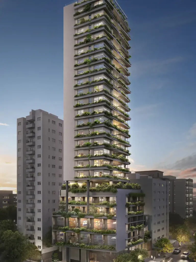 Fachada Orla Paulistana - Residencial — apartamento 3 quartos, Em construção em Itaim Bibi
