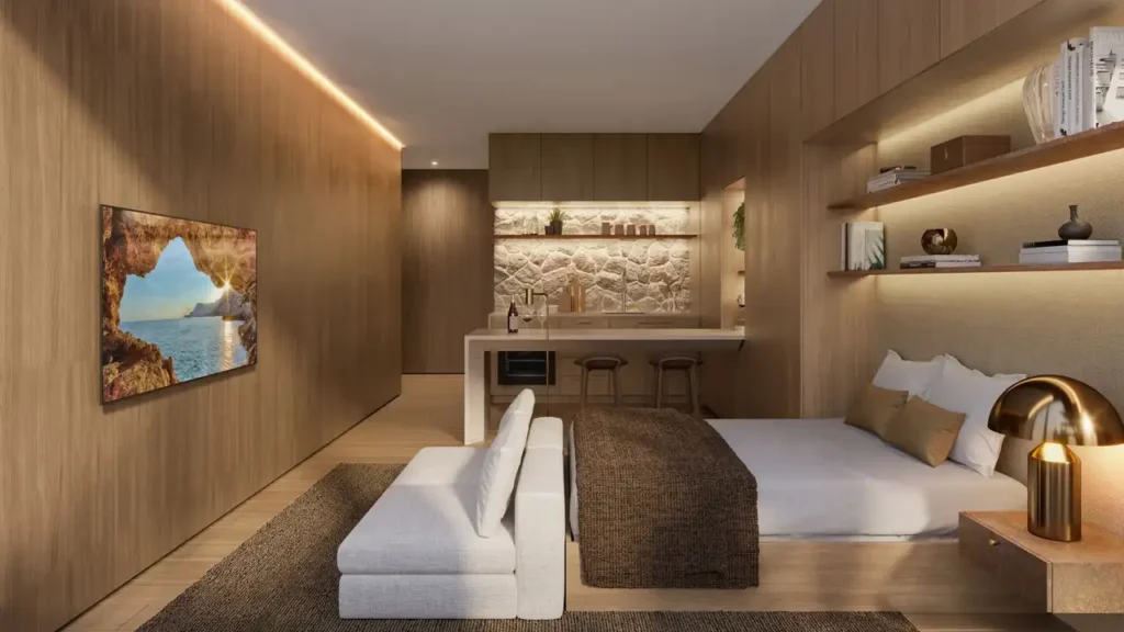 Vogel Moema - NR (Benx - Bueno Netto): Living — 1 quartos em Moema, São Paulo