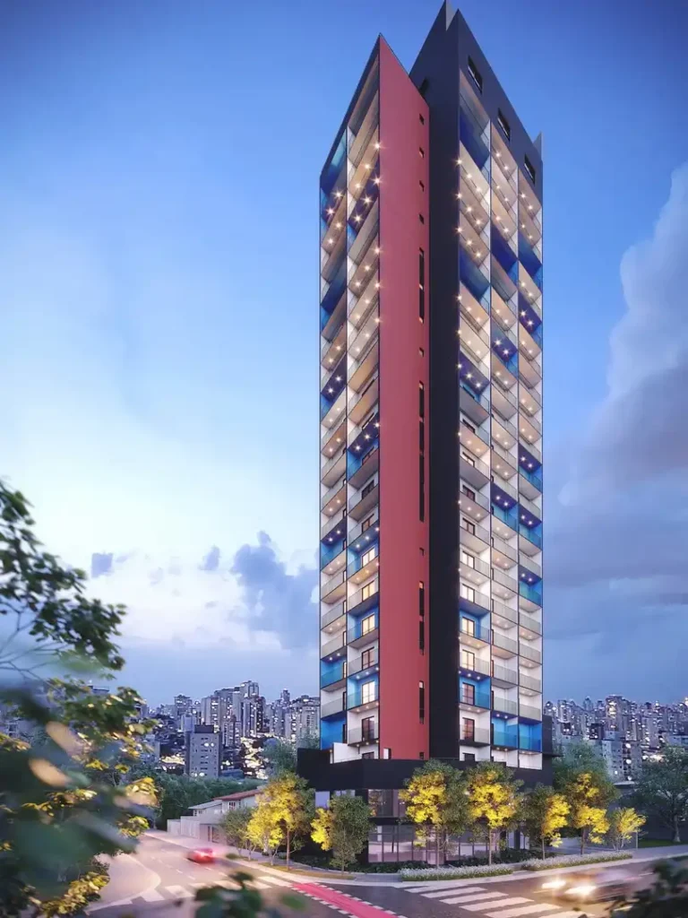 Fachada Point Butantã - Residencial — apartamento 1 quartos, Em construção em Butantã