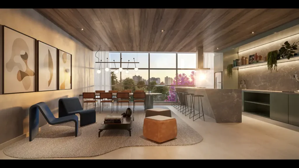 Em construção Vila Clementino: Espaço gourmet Maison Diogo Premium Studios - Residencial, 1 quartos 24-25m²