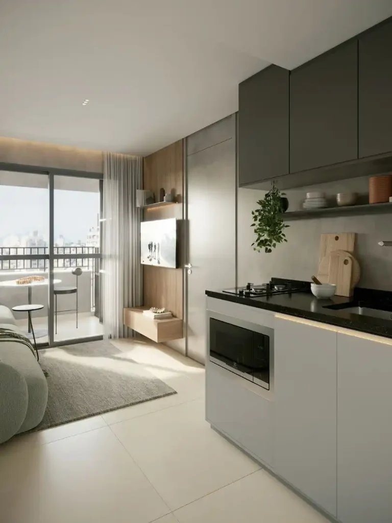 Apartamento 1 quartos Alto da Boa Vista — Living do Today Alto da Boa Vista - NR