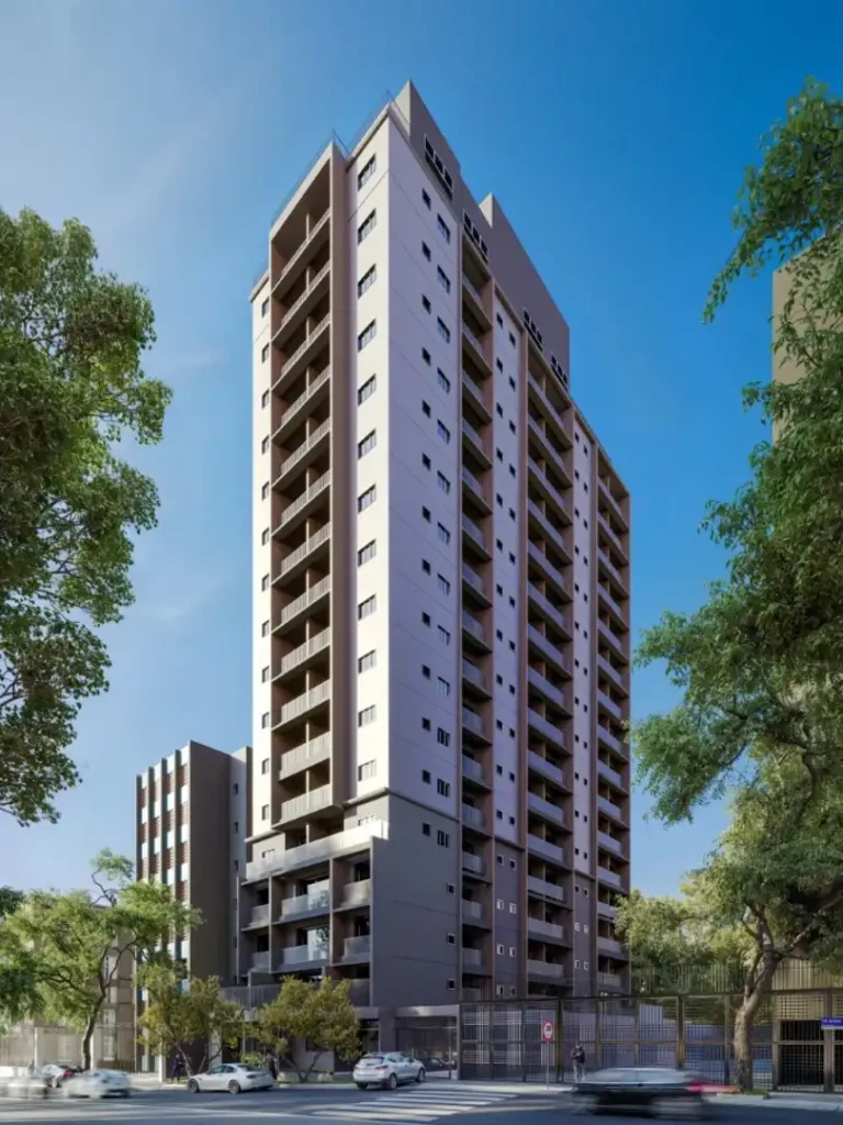 Fachada Metroway - NR — apartamento 1 quartos, Em construção em Vila Clementino