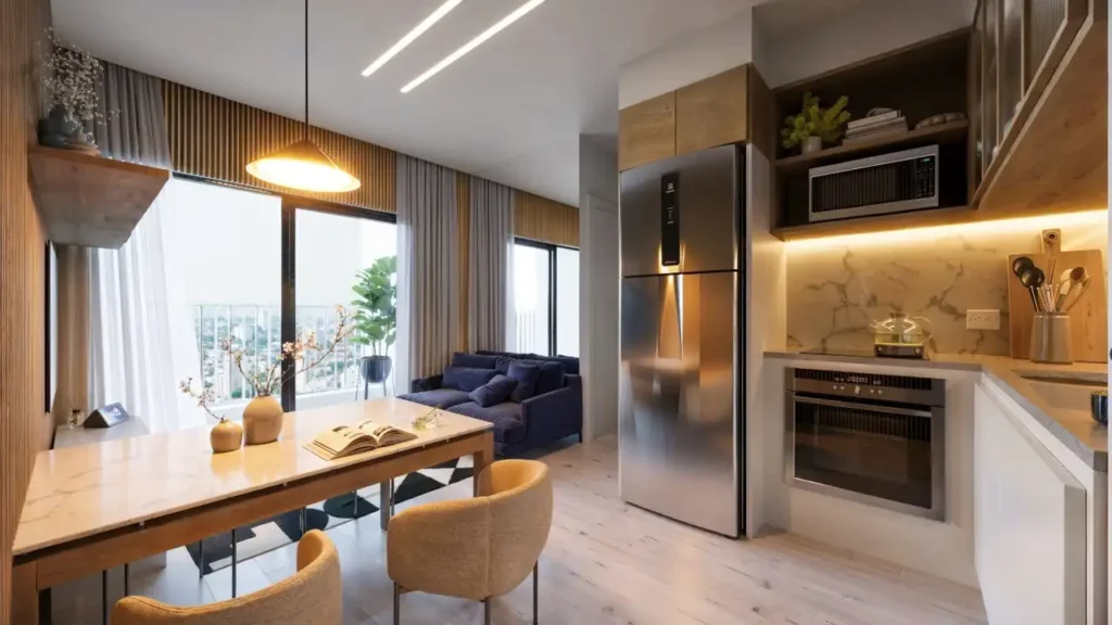 Metroway - NR Vila Clementino, São Paulo — Living, apartamento 1 quartos 26-37m²