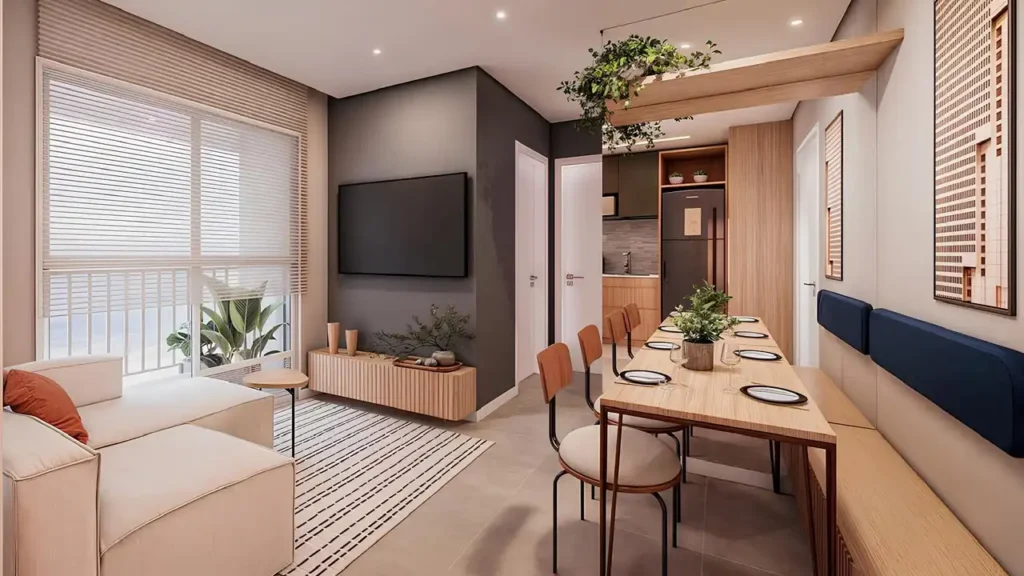 Oli Ipiranga - NR Ipiranga, São Paulo — Living, apartamento 1 quartos 34-44m²