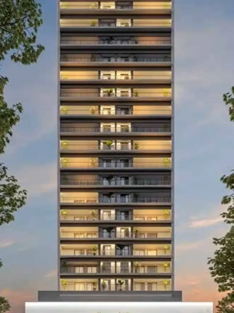 Fachada Vitacon Vila Olímpia - NR — apartamento 1 quartos, Em construção em Vila Olímpia