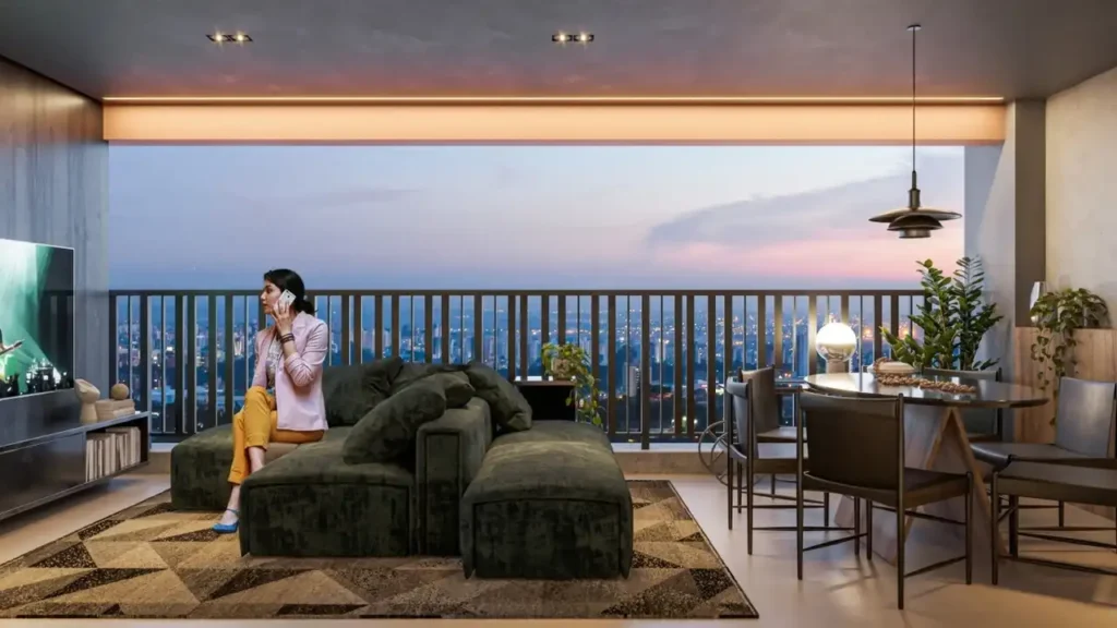 Living — Vitacon Vila Olímpia - NR (Vitacon), 1 quartos em Vila Olímpia