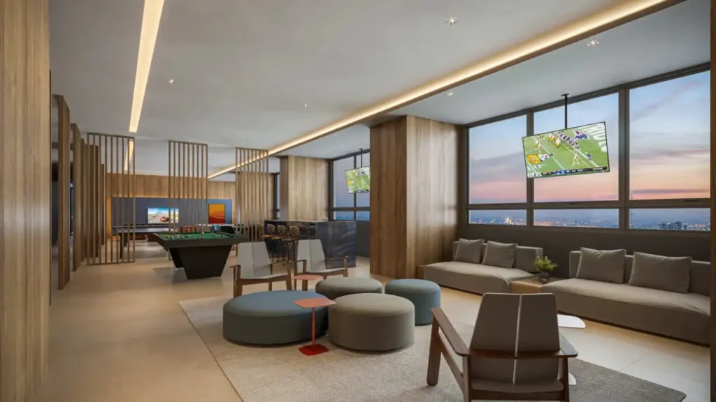 Voga Flórida - Residencial Brooklin Novo, São Paulo — Sala de jogos, apartamento 1-3 quartos 31-153m²