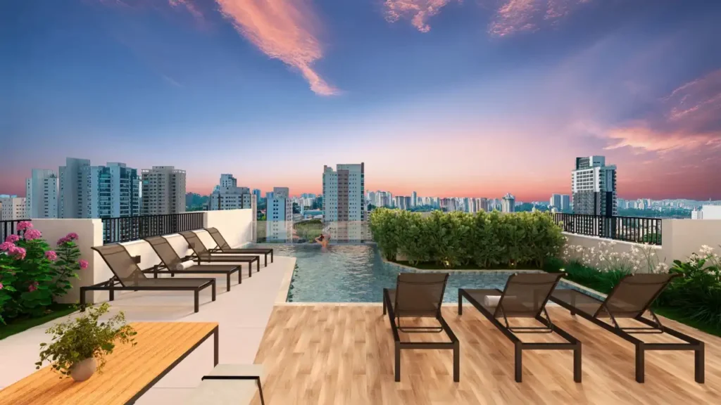 Solarium myID Adolfo Pinheiro - Residencial Santo Amaro — 1-2 quartos 27-38m², Ideale