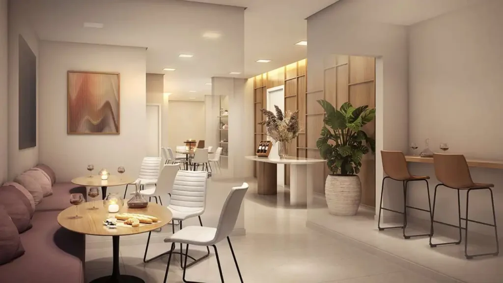 Kazzas Park Nova Atlântica Socorro, São Paulo — Salão de festas, apartamento 2 quartos 37-38m²