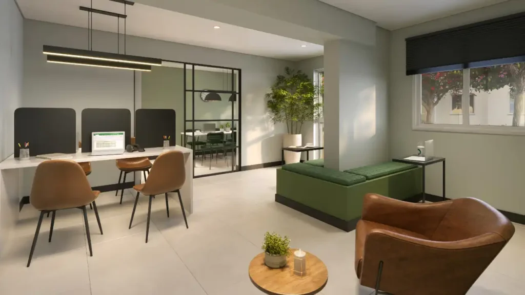 Coworking — Dez Butantã (Cury SP), 2 quartos em Butantã