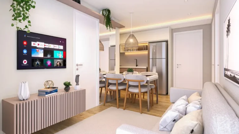 Apartamento 2 quartos Santo Amaro — Living do Vibra Santo Amaro
