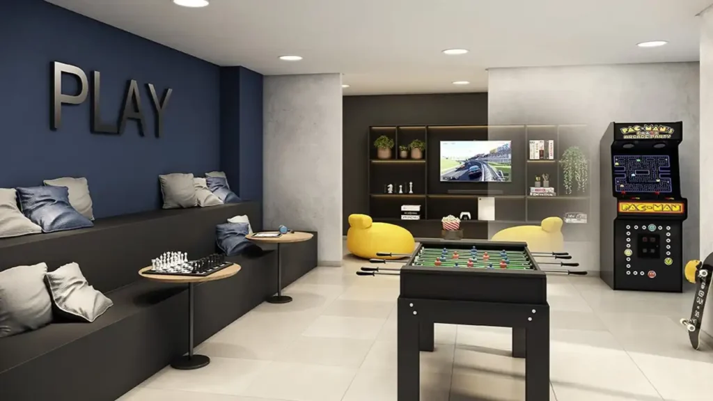 Em construção Lapa: Sala de jogos Go Lapa, 2 quartos 54-59m²