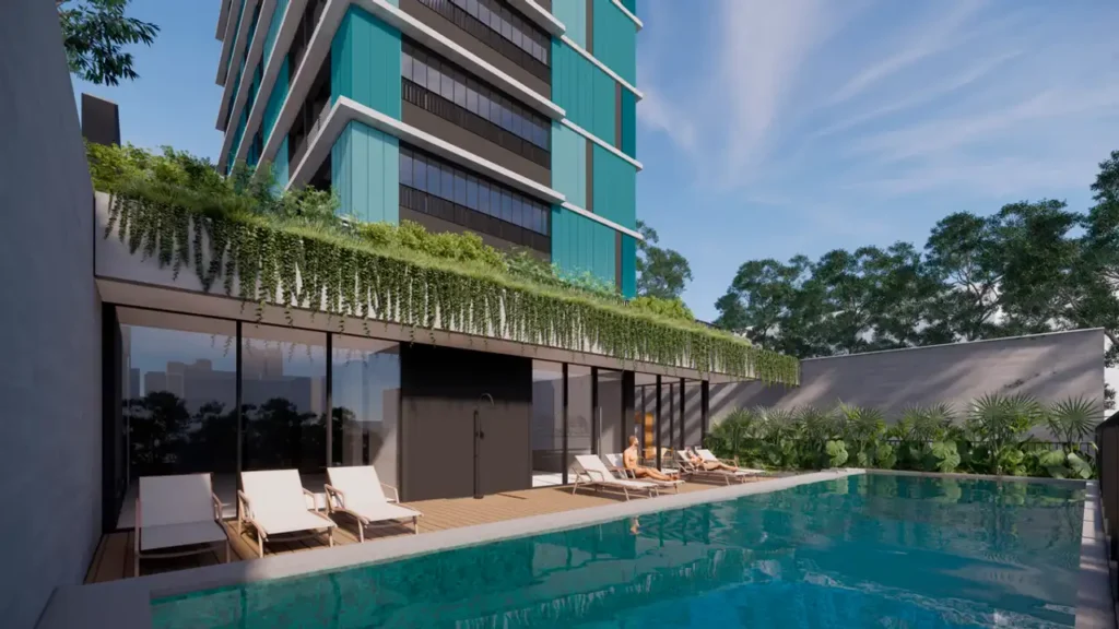 Piscina — Ox House Perdizes - Residencial (WDS Construtora), 2-3 quartos em Perdizes