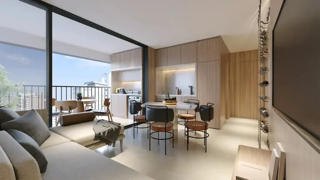 Living — WALKPAULISTA - Residencial (NEWPROPERTIES), 1 quartos em Paraíso