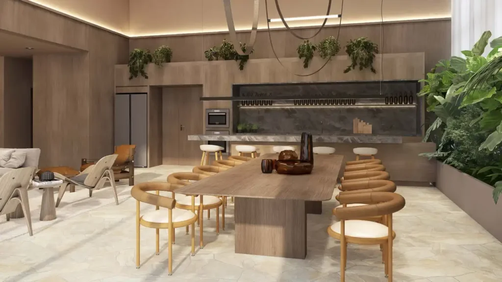 Emiie - Residencial Moema, São Paulo — Salão de festas, apartamento 3 quartos 160-370m²