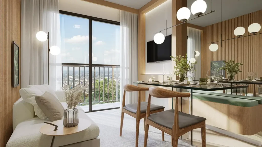 Viewline Lapa Lapa de Baixo, São Paulo — Living, apartamento 2 quartos 35-37m²