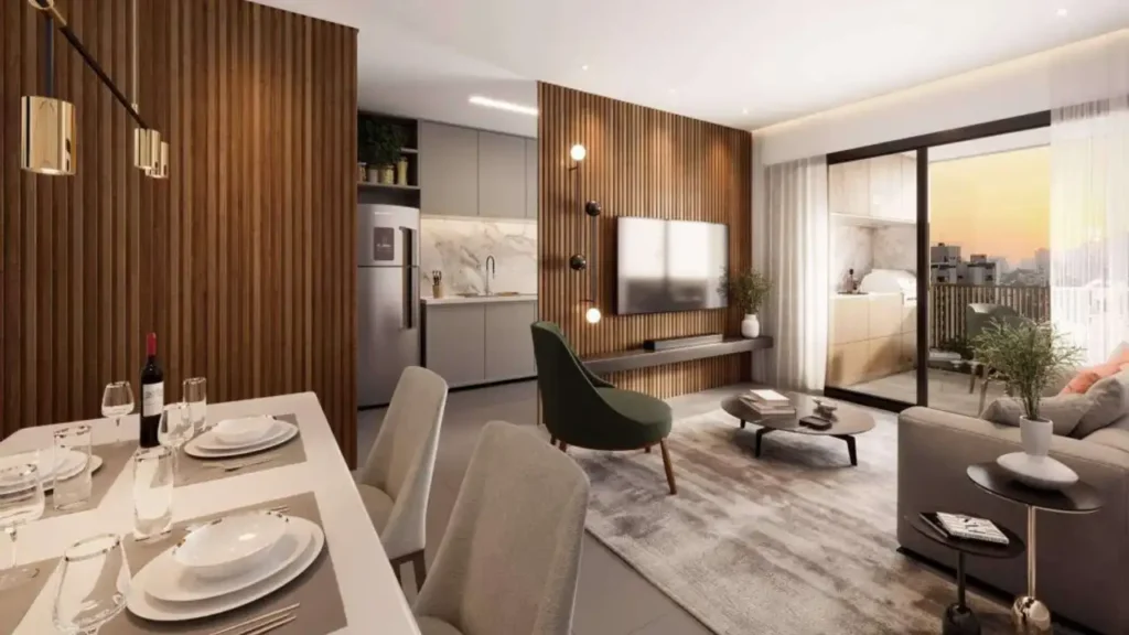 Living — View JT - Residencial (Dado Construtora), 2-4 quartos em Vila Mariana