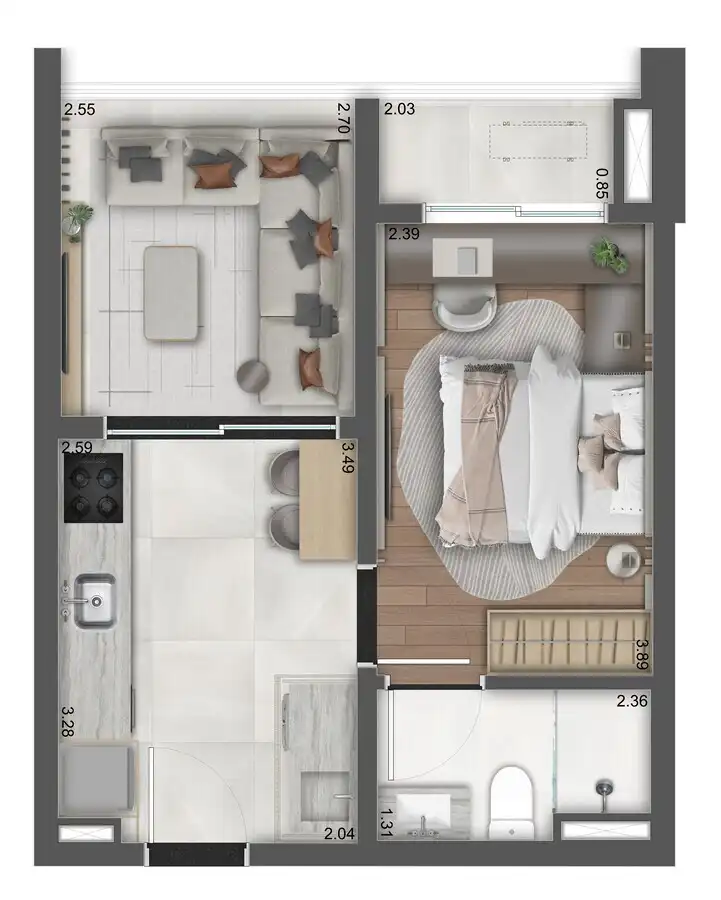 Hi Vila Clementino - NR — Planta