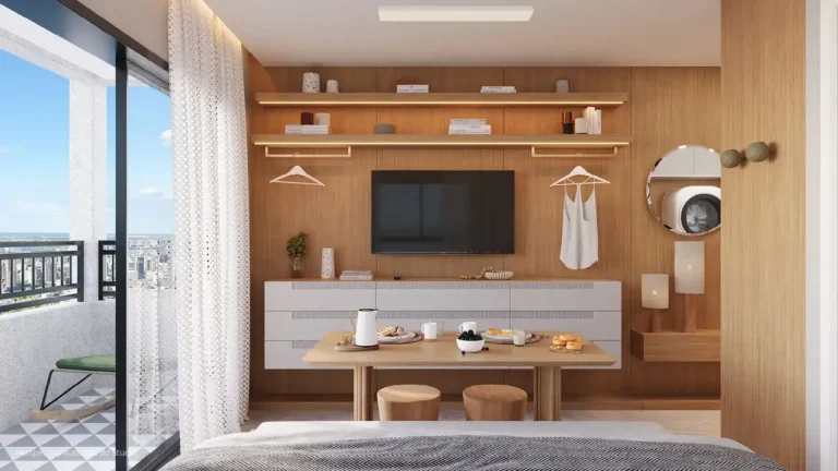 Pamplona 1083 - Residencial (Fratta Construtora e Incorporadora): Living — 1 quartos em Jardim Paulista, São Paulo
