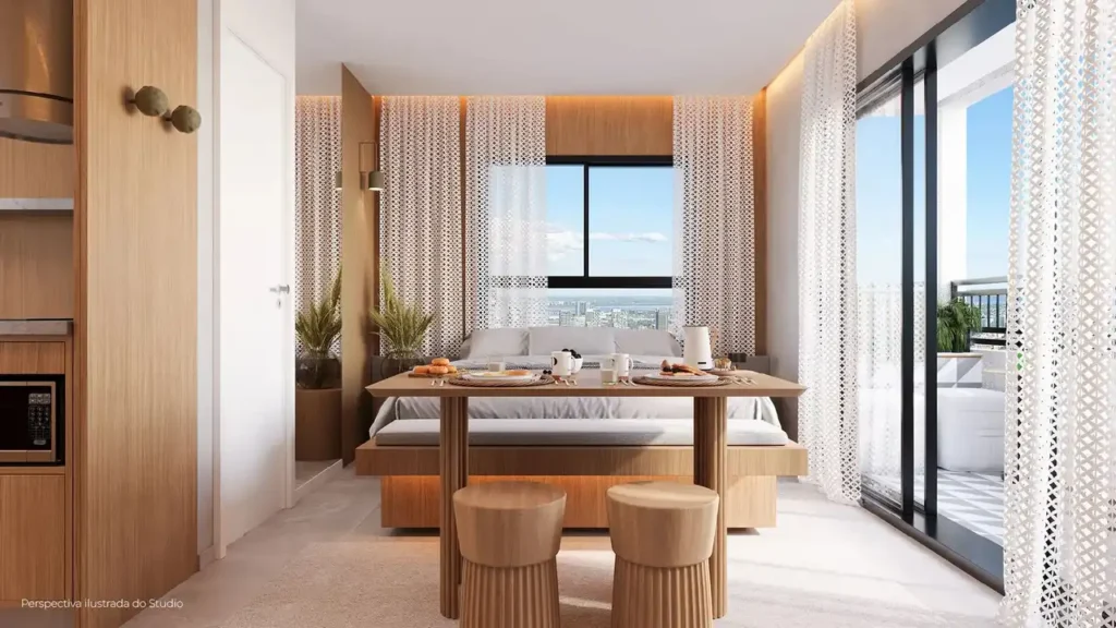 Pamplona 1083 - NR Jardim Paulista, São Paulo — Living, apartamento 1 quartos 22-42m²