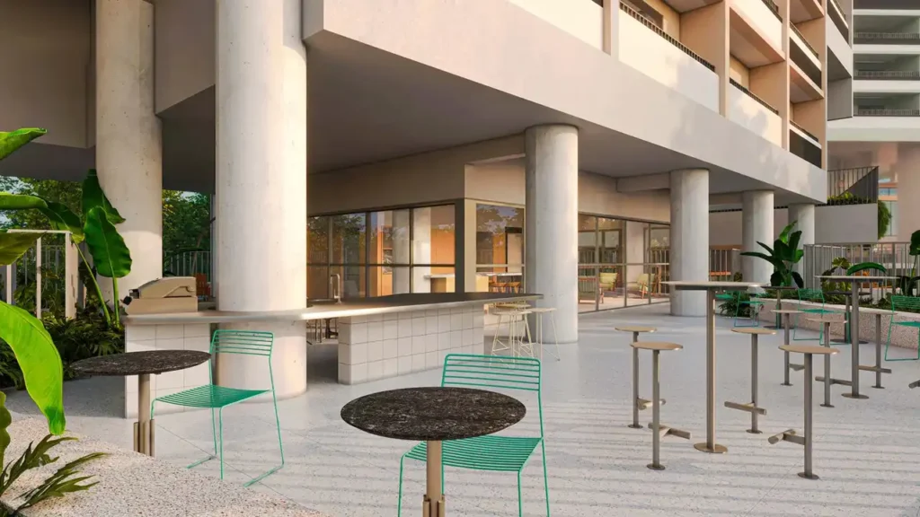 Terraço festas — Praça Higienópolis Tiê (SKR), 1 quartos em Higienópolis