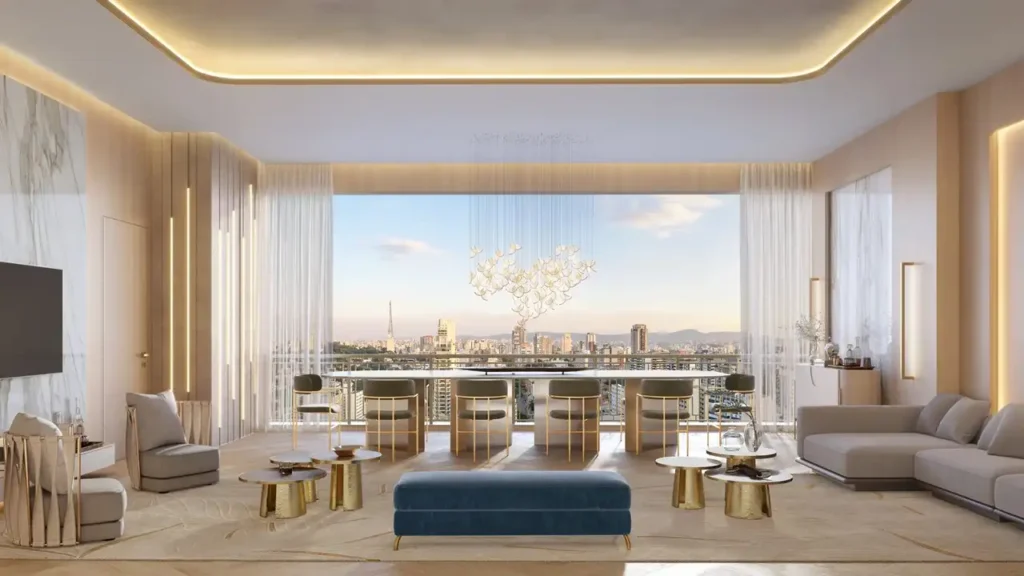 The Palace Royal Vila Mariana, São Paulo — Living, apartamento 2-4 quartos 134-358m²