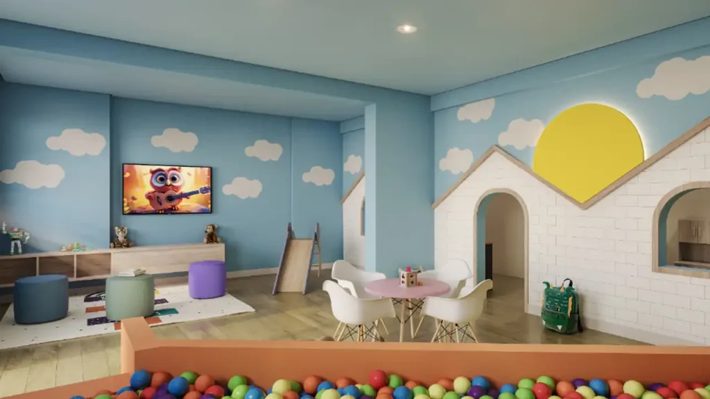 Em construção Bom Retiro: Brinquedoteca Mirae Bom Retiro, 1-2 quartos 34-60m²