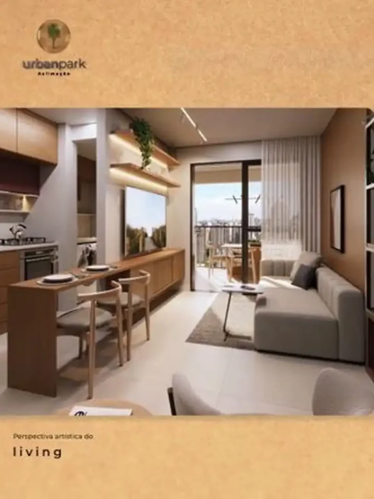 Living Urbanpark Aclimação - Residencial Aclimação — 1-2 quartos 34-68m², Rezende
