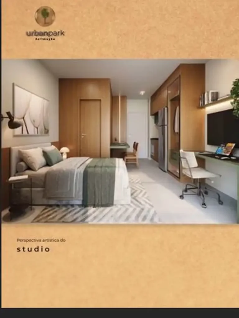 Urbanpark Aclimação - Studios (Rezende): Dormitorio — 1 quartos em Aclimação, São Paulo