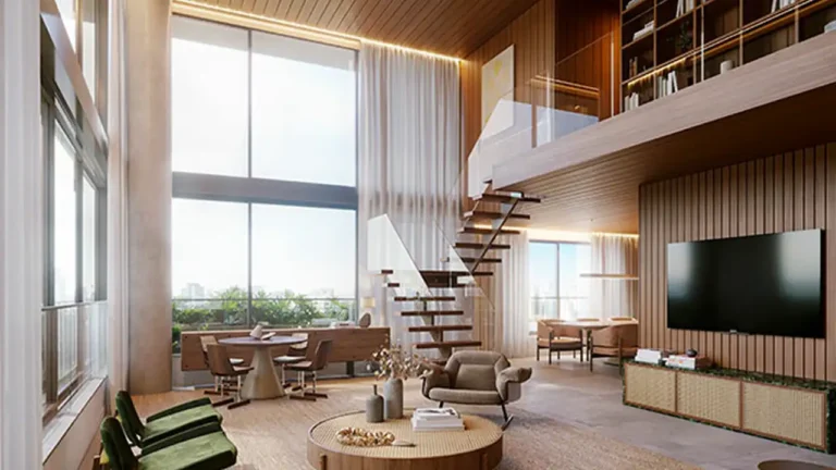 Reserva Jardins (RFM Incorporadora): Living — 3-4 quartos em Jardim Paulista, São Paulo