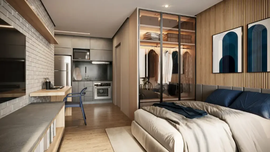 Studios 2191 Augusta (Zabo): Dormitório — 1 quartos em Jardim Paulista, São Paulo