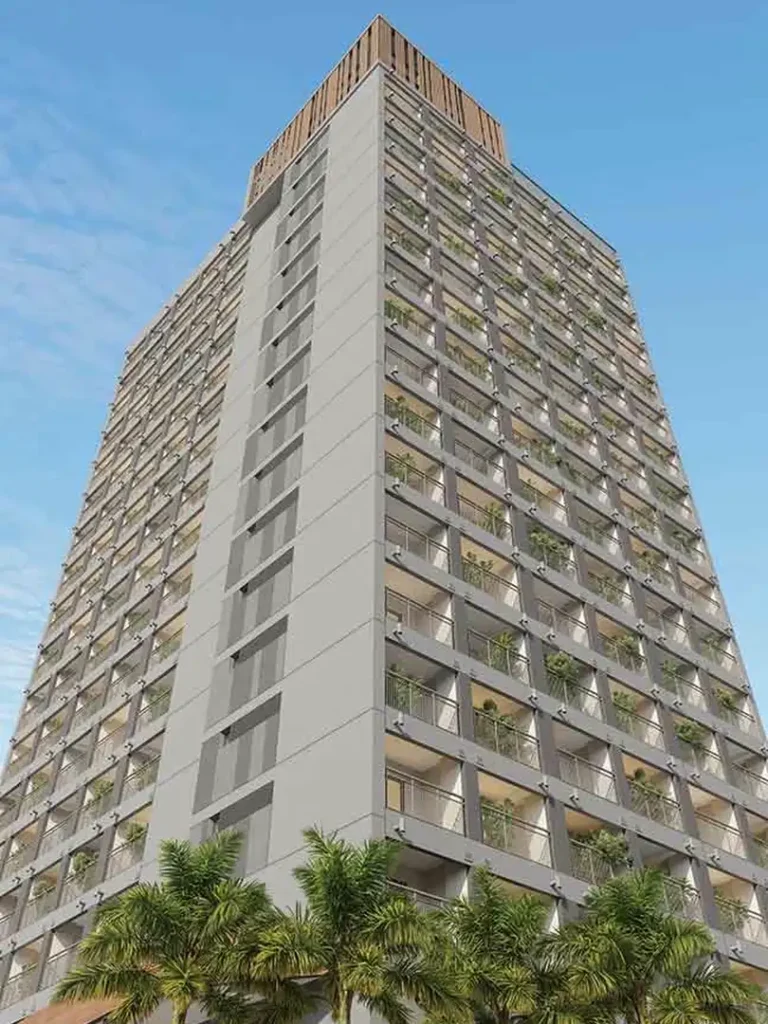 Fachada Alt Studios by Eztec - Residencial — apartamento 1 quartos, Em construção em Chácara Santo Antônio (Zona Sul)