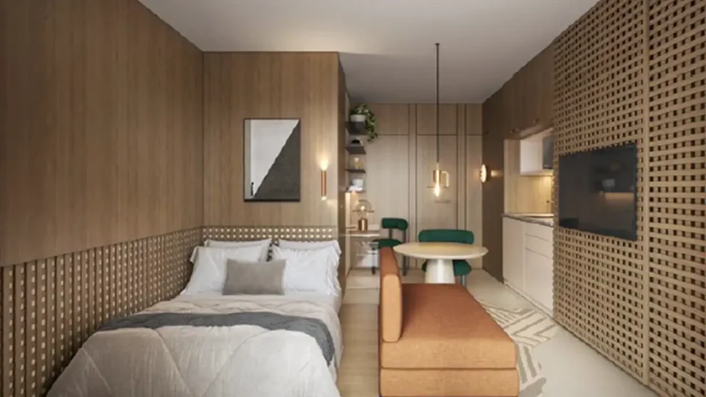 Studios Paraíso by Lindenberg (Lindenberg SP): Living — 1 quartos em Paraíso, São Paulo