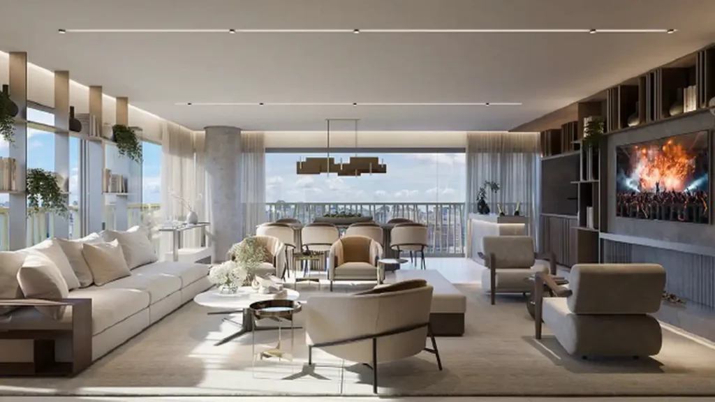 Em construção Moema: Living Brisea Moema - Residencial, 2-3 quartos 81-286m²
