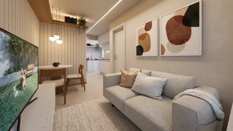Apartamento 1 quartos Aclimação — Living do Ap One - Residencial