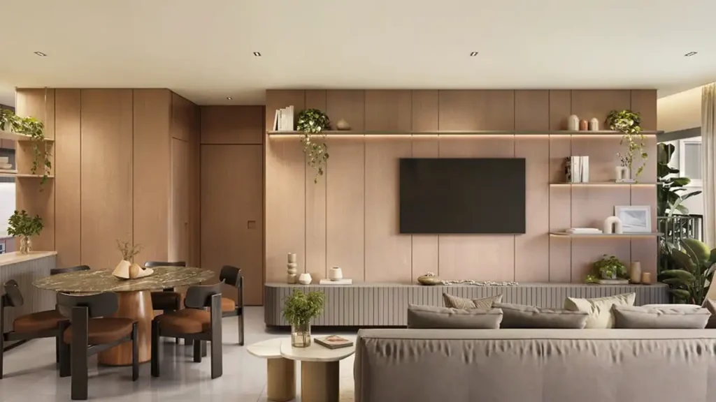 Living — Aeterna Paulista - Residencial (Global Realty Brasil), 1-3 quartos em Bela Vista