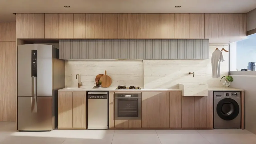 Em construção Bela Vista: Cozinha Aeterna Paulista - Residencial, 1-3 quartos 33-198m²