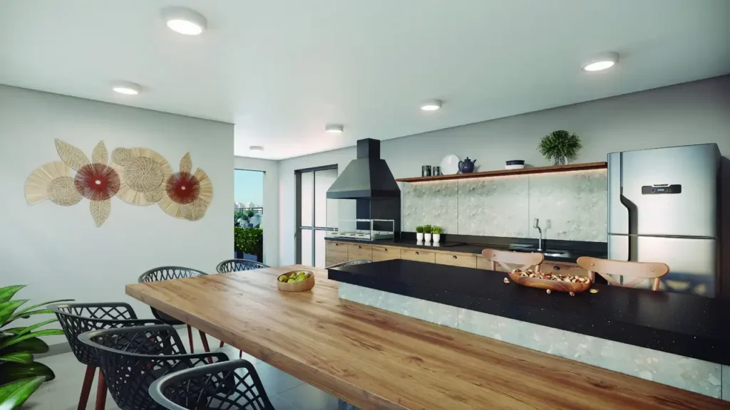 Espaço gourmet — Cidade Lapa Pompéia - Residencial (Cury SP), 2 quartos em Parque Residencial da Lapa