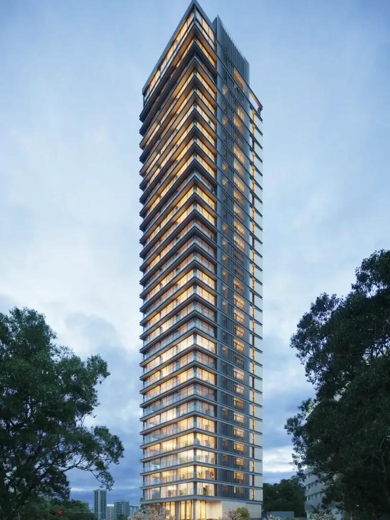 Apartamento 4 quartos Moema — Fachada noturna do Singular Ibirapuera