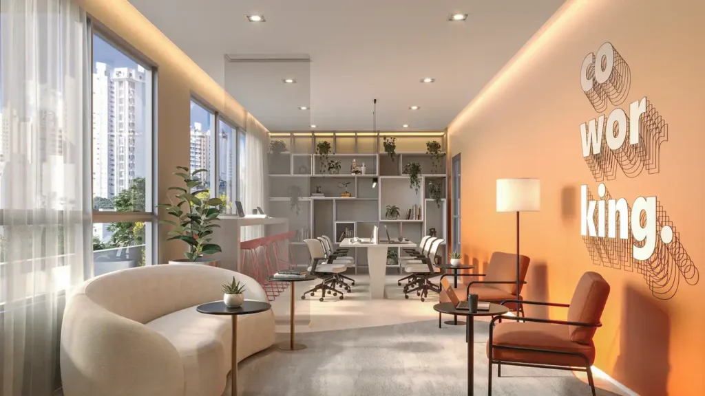 Today Ibirapuera - Residencial Moema, São Paulo — Coworking, apartamento 1 quartos 29-31m²