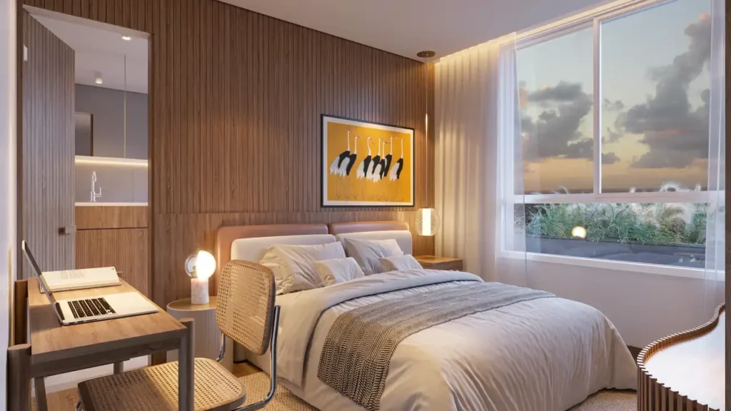 Suíte — Morá Alto da Lapa - Residencial (Bioma Incorporadora), 2 quartos em Alto da Lapa