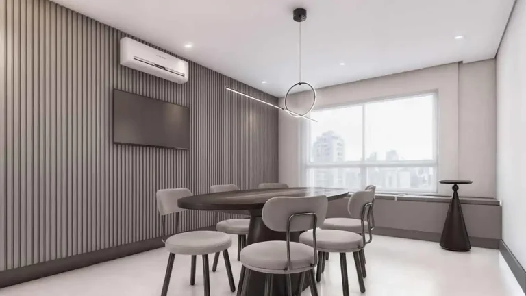 Sala de reuniões Urbany - Studios Brooklin Novo — 1 quartos 22-25m², Exkalla