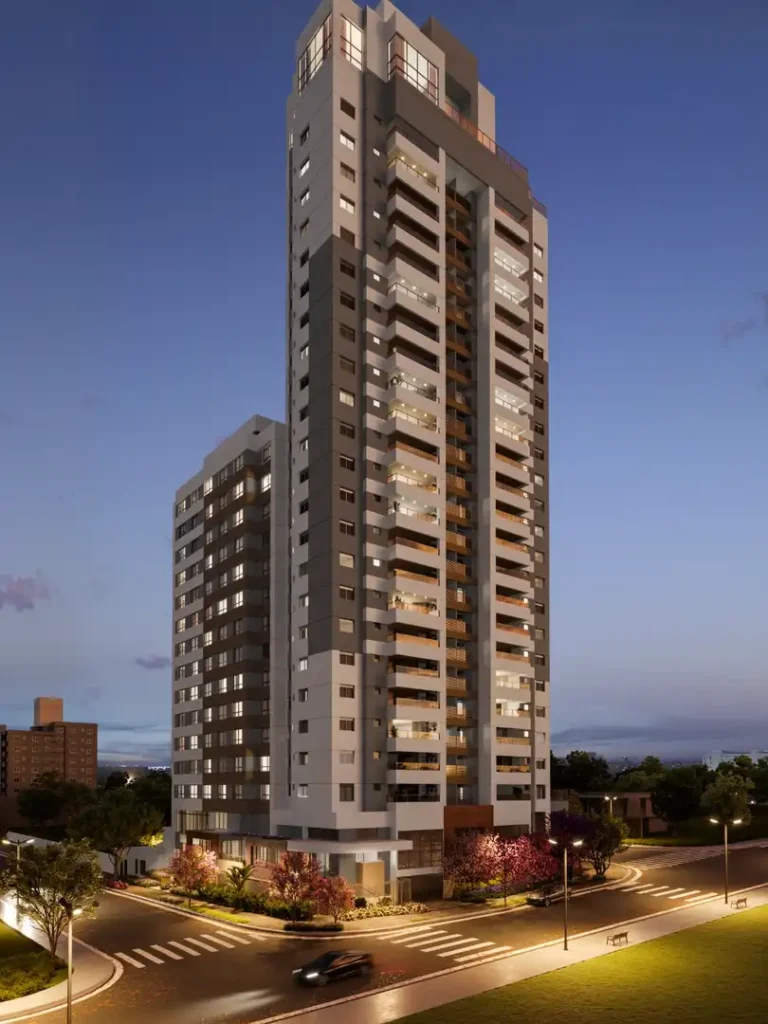 Skyline Brooklin Novo, São Paulo — Fachada, apartamento 3 quartos 130-131m²