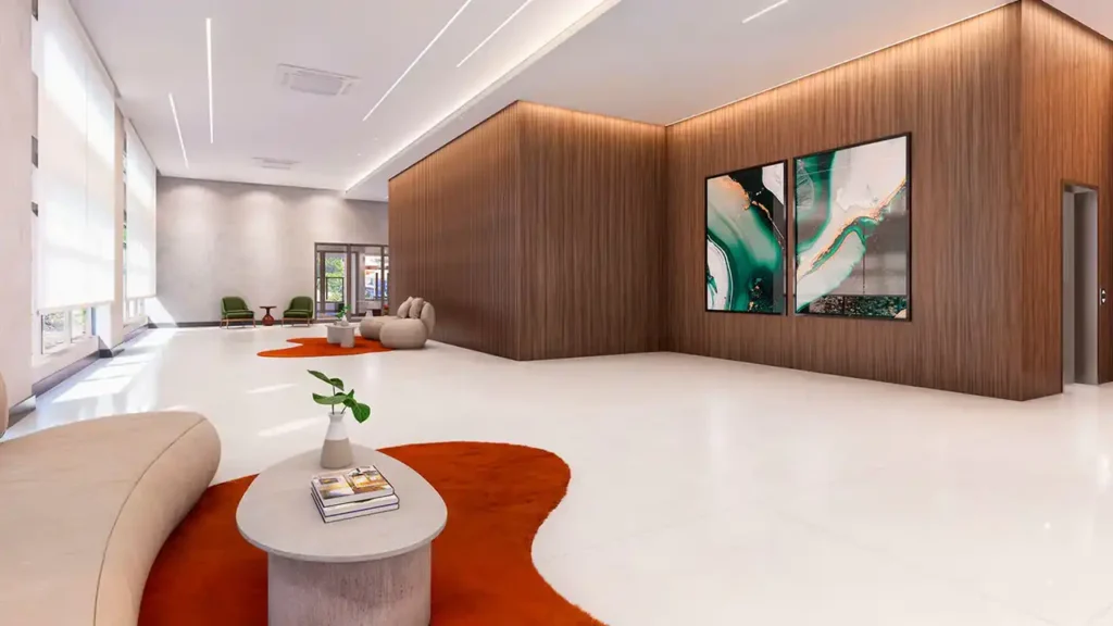 Hall — Skyline (Exkalla), 3 quartos em Brooklin Novo