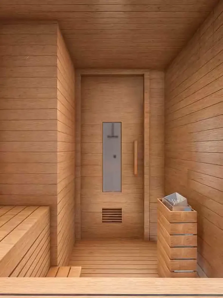 Apartamento 3 quartos Brooklin Novo — Sauna rooftop do Skyline