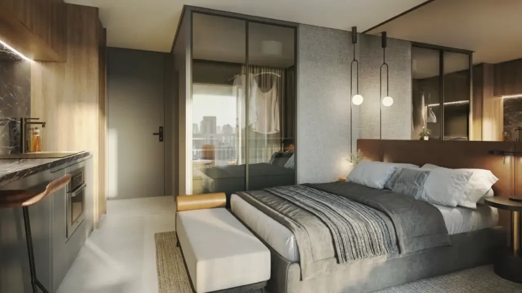 Apartamento 1 quartos Itaim Bibi — Living do Itá Studios Residenciais