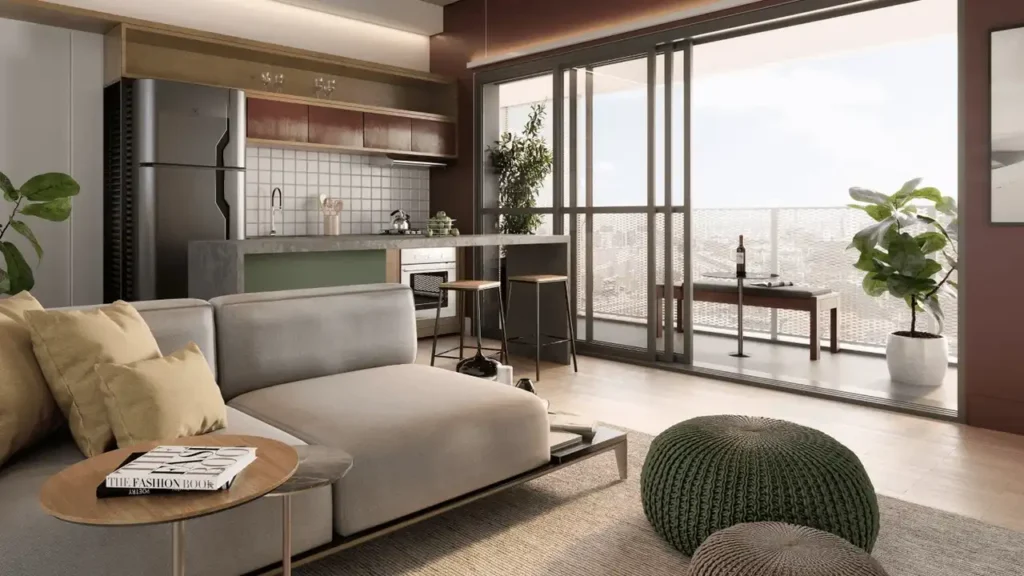 Ipo 93 Vila Ipojuca, São Paulo — Living, apartamento 2 quartos 69-122m²