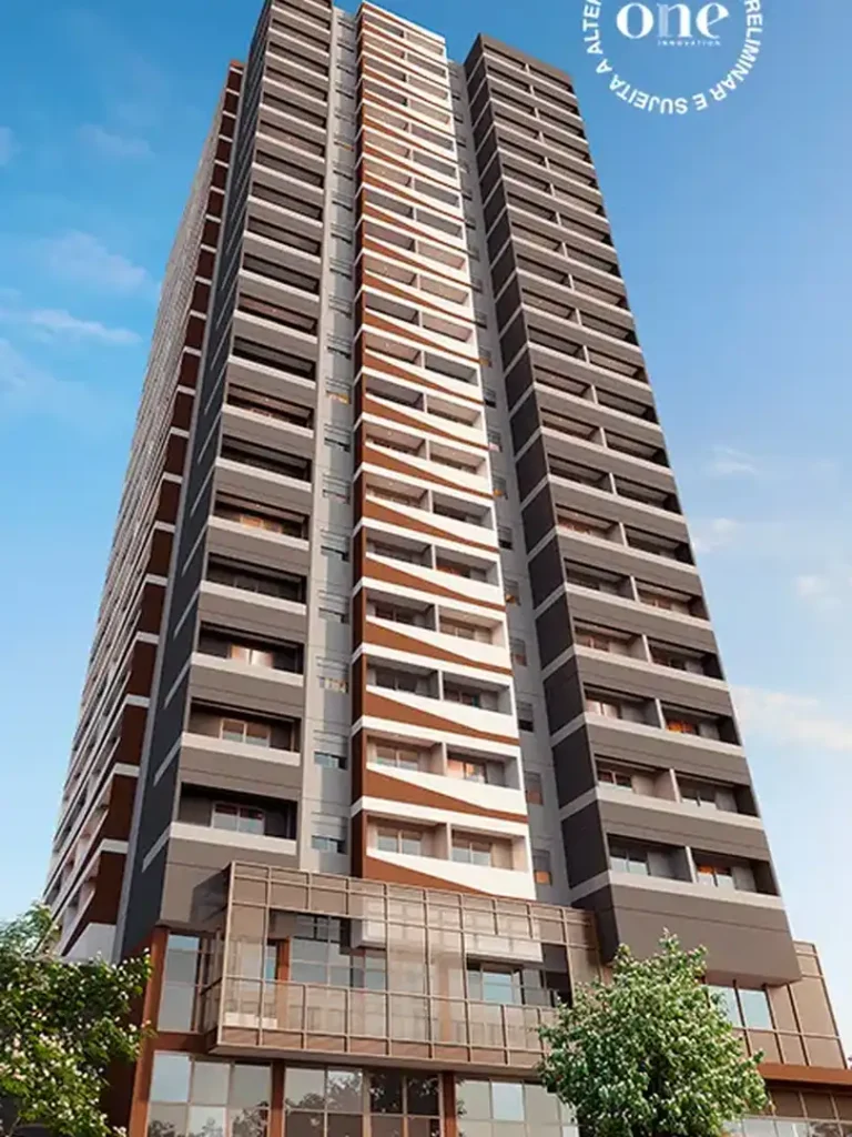 Fachada Nex One Estação Japão Liberdade - Residencial — apartamento 1 quartos, Em construção em Liberdade